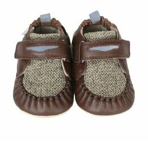 Robeez Mini Shoes Luke Leather Loafer Size 2